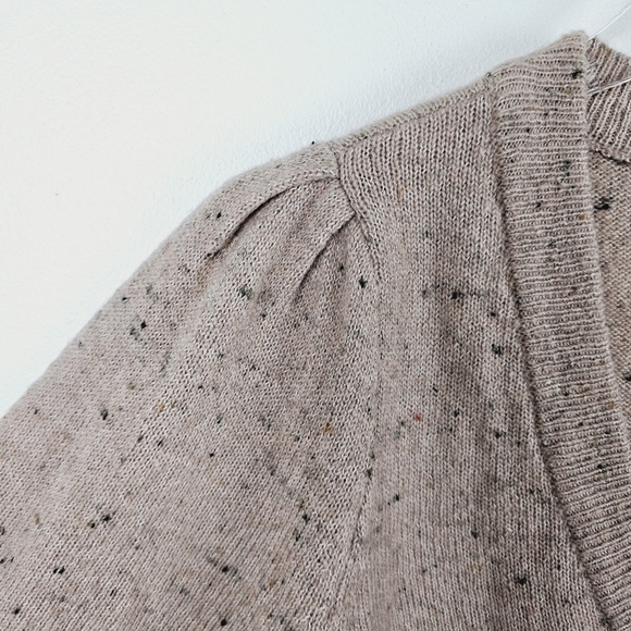 Madewell AF522 Blush Pink Wool Blend V-Neck Sweater, size Small - Picture 4 of 7